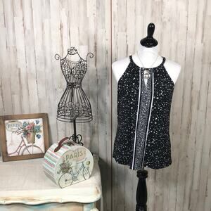 Michael Kors Sleeveless Halter Dress Blouse Size Medium